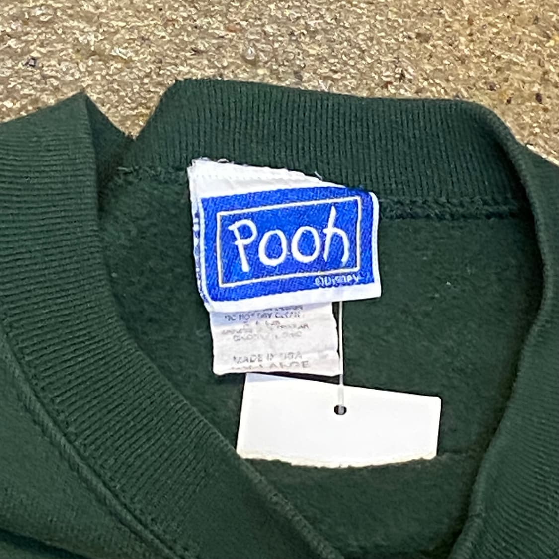 USA 미국 빈티지 초록 POOH 맨투맨 상품이미지3