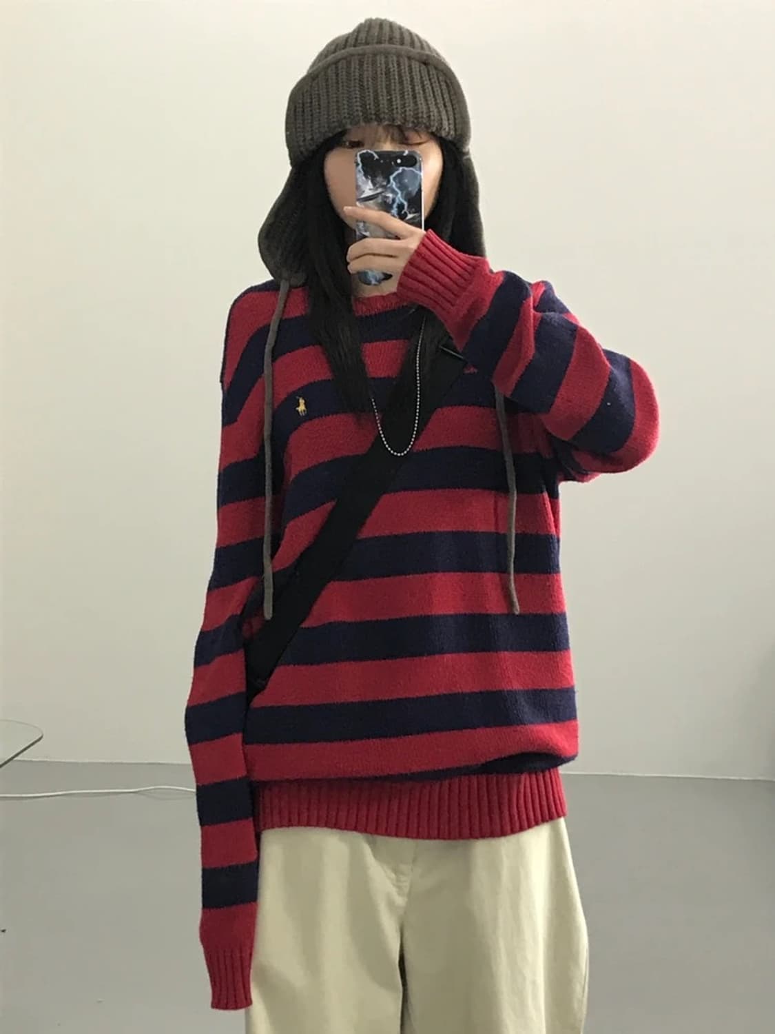 Polo by Ralph Lauren Red Navy Knit 상품이미지2