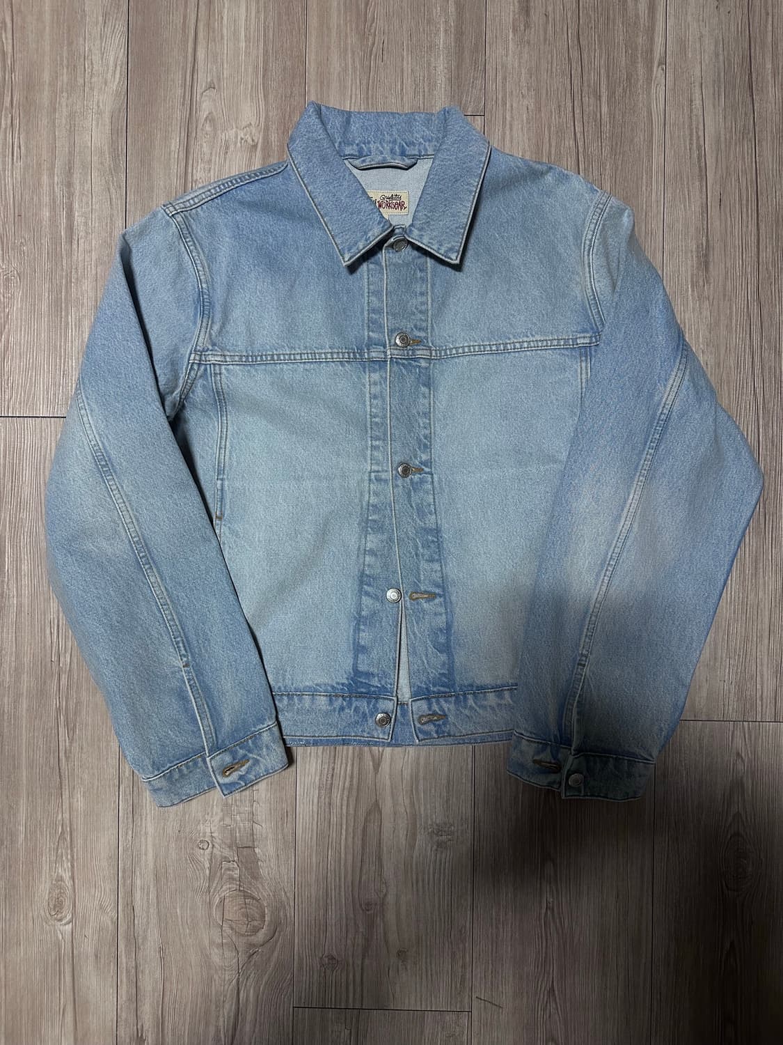 스투시 데님 트러커 자켓 라이트 워시 L 상품이미지1