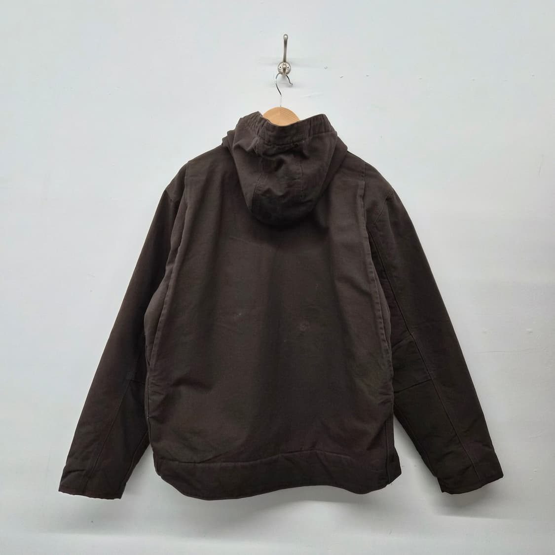 칼하트 워시드 덕 셰르파 안감 자켓 브라운 남성 L 상품이미지4