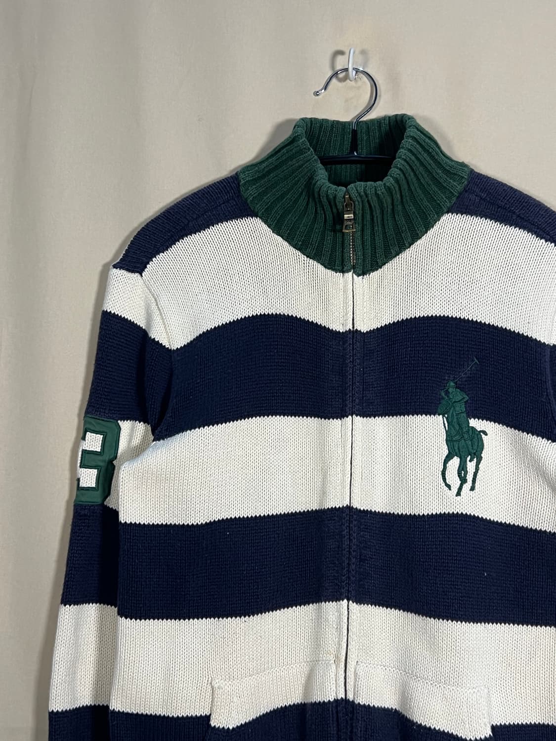 폴로 랄프로렌 빅포니 니트 집업 처분  상품이미지2