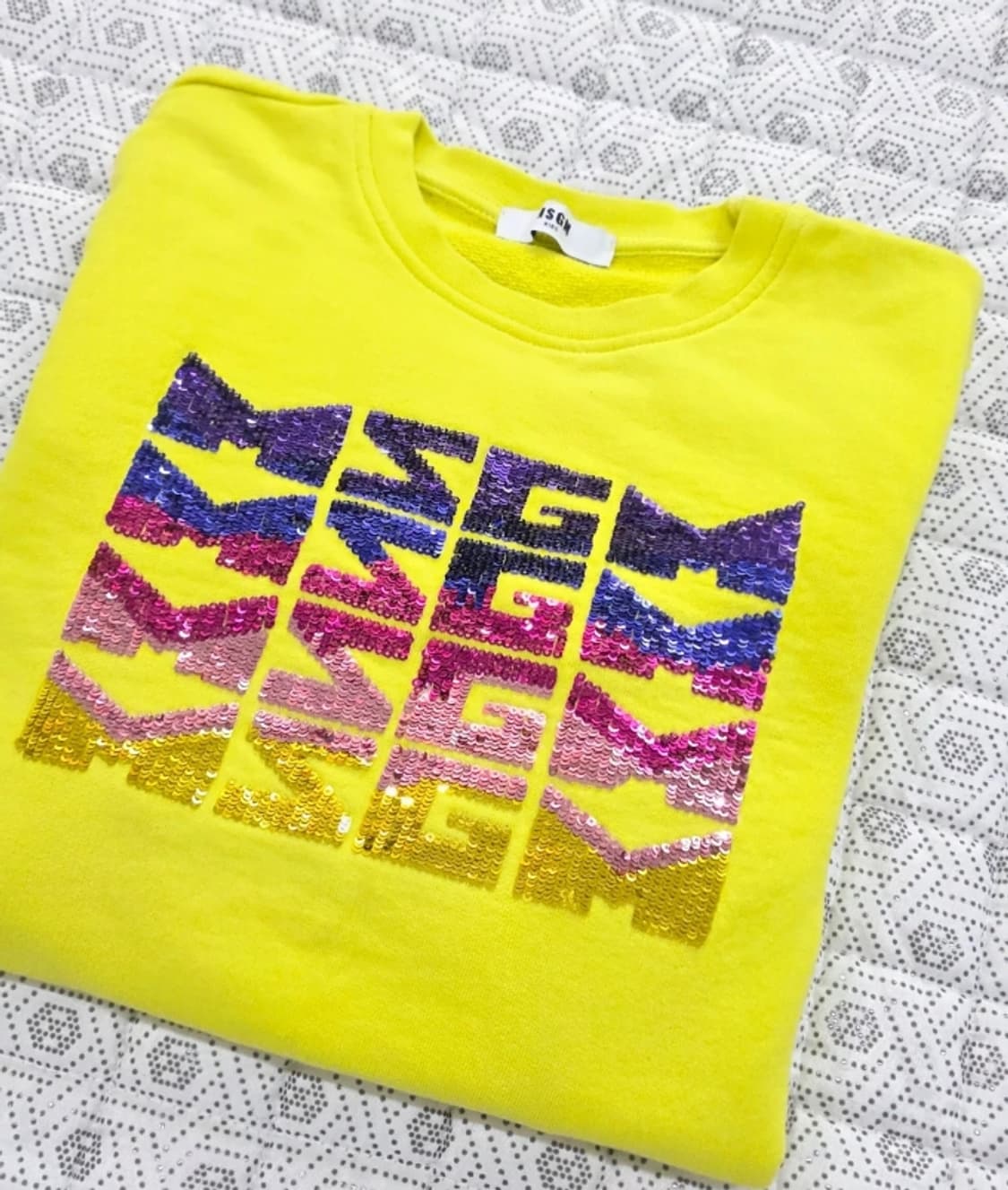 MSGM 엠에스지엠 주니어 맨투맨 12~14세 상품이미지5