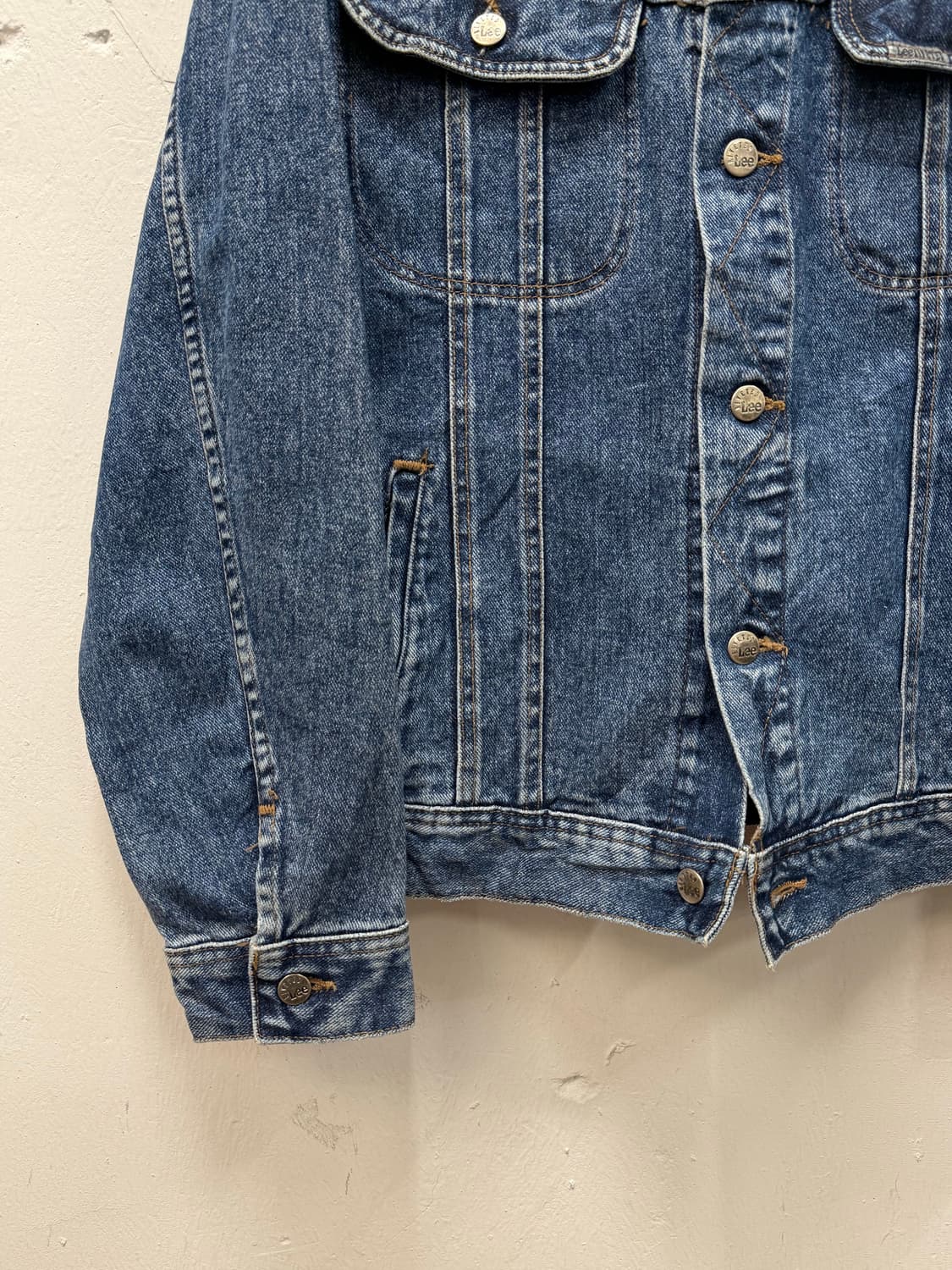 XL) Lee Riveted Denim Trucker Jacket 상품이미지3