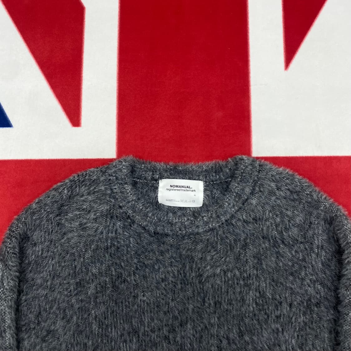 노매뉴얼 헤어리 니트 M 상품이미지3