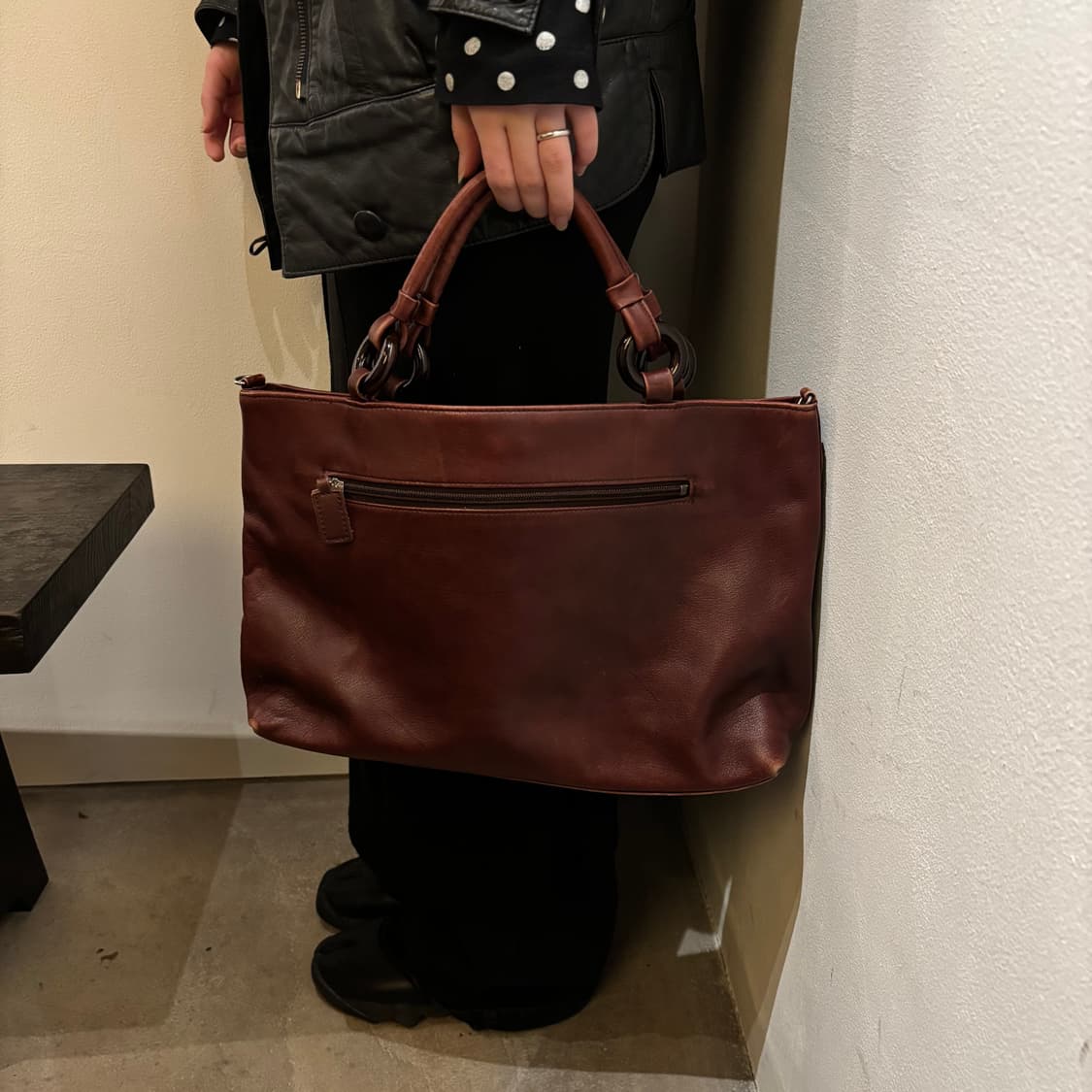 vtg cowhide ring bag 상품이미지2