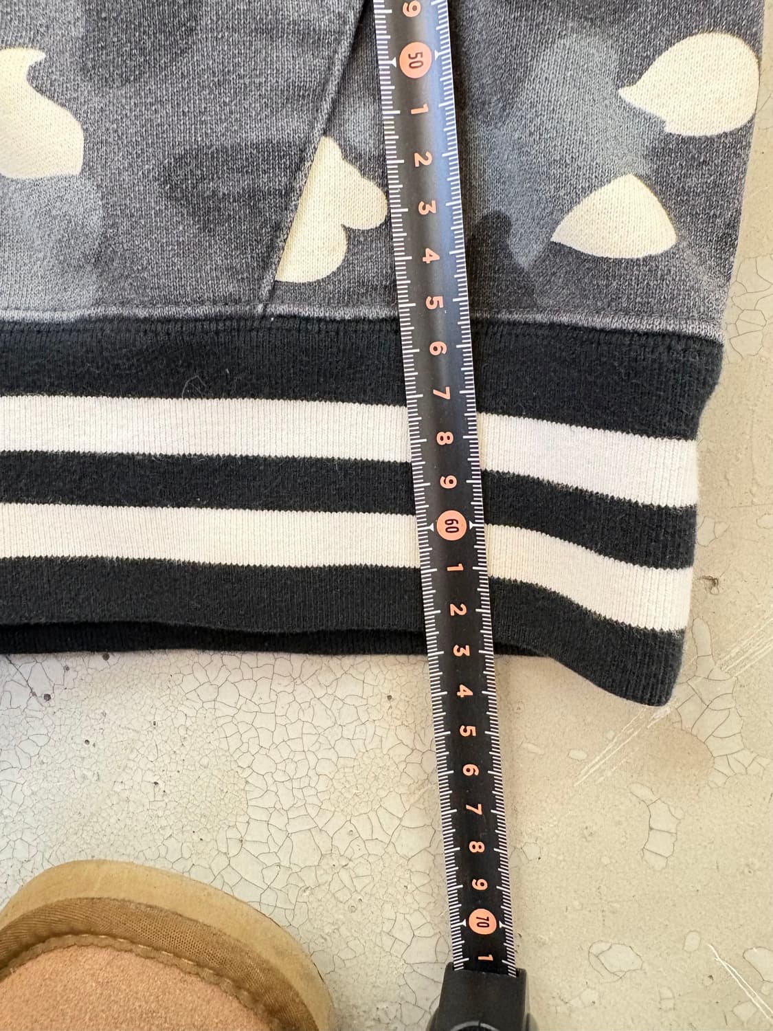 베이프 샤크 풀집 후디 – 그레이 ABC 카모 상품이미지10