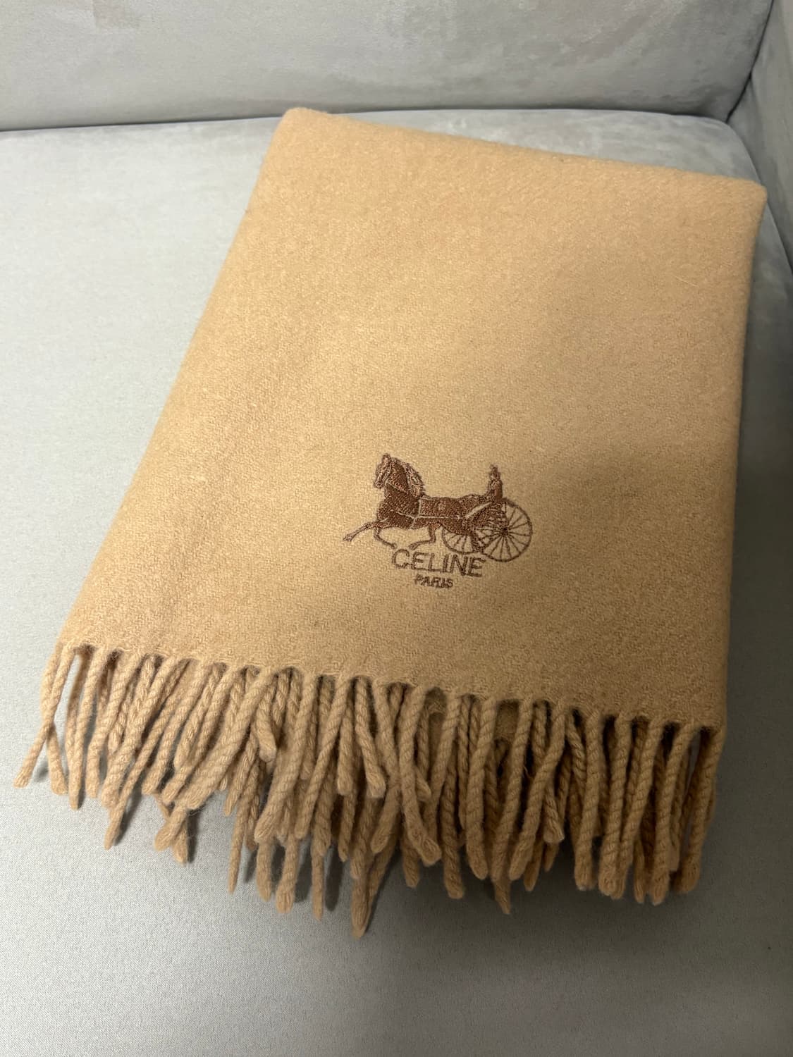 울100% 셀린느 정품 블랭킷 담요 상품이미지4