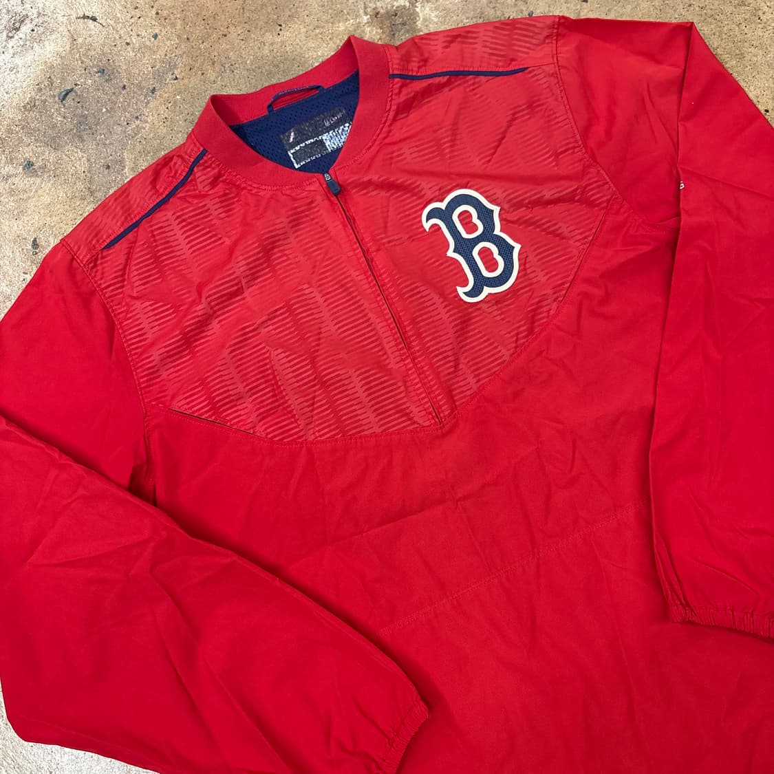 [정품] MLB 보스턴 레드삭스 바람막이 웜업티 b15 상품이미지1