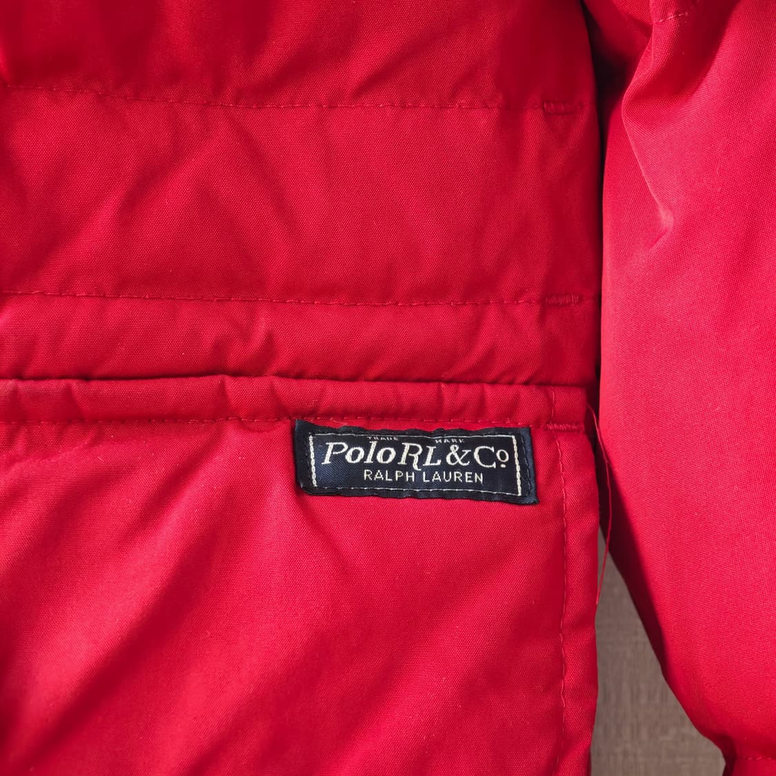폴로 랄프로렌 히말라야 다운 파카 패딩 자켓 레드 M 상품이미지5