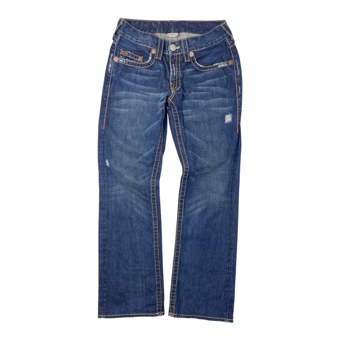 트루릴리젼 여성 레인보우 바비 스티치 데님 청바지 상품이미지2