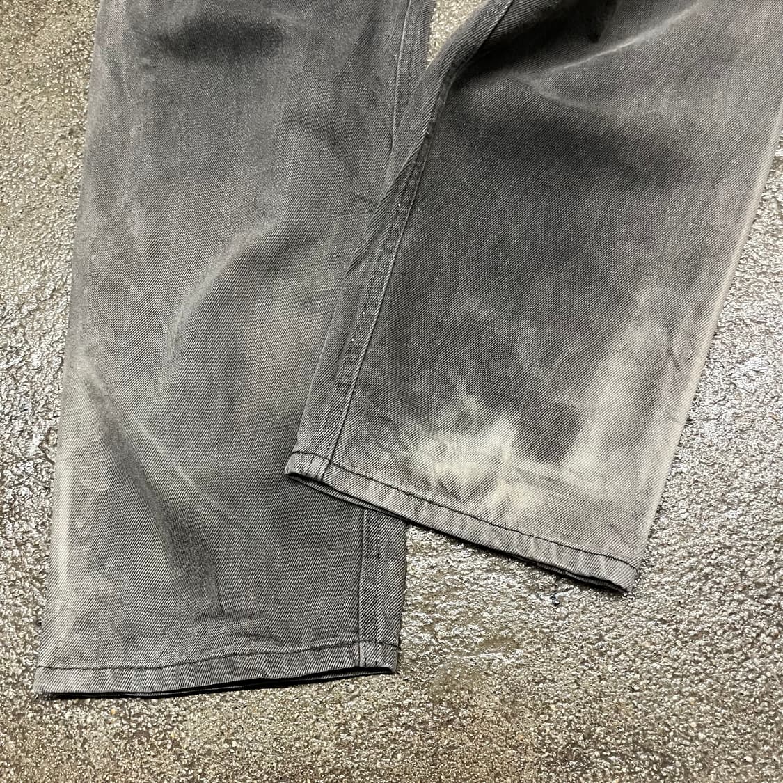 Levis505 블랙 더티 워싱진 (37”) 상품이미지4