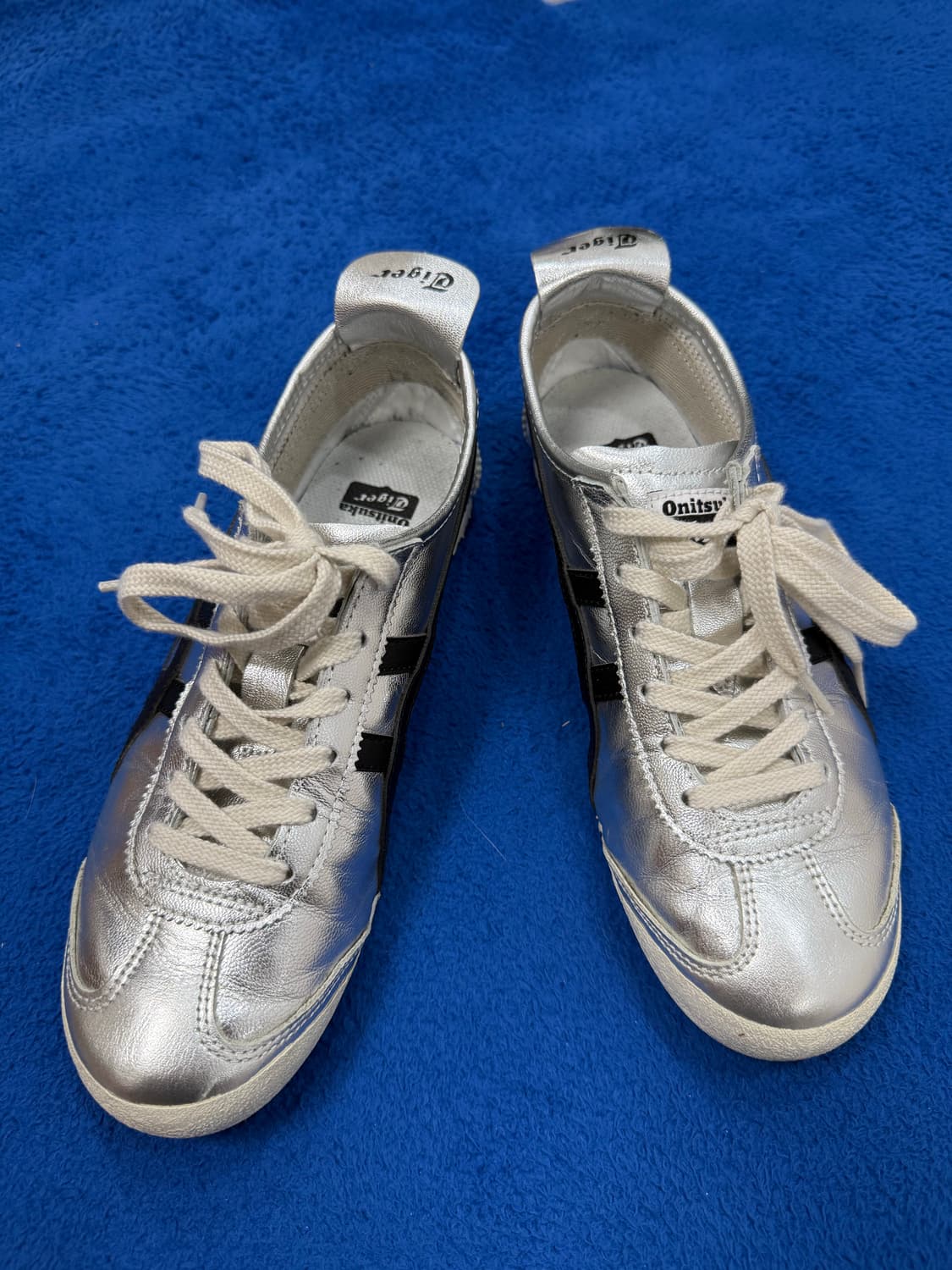 오니츠카 타이거 멕시코 66 실버블랙 상품이미지2