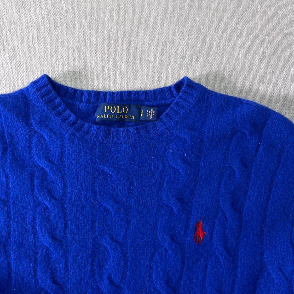 W95 폴로랄프로렌 울 꽈배기 니트 상품이미지2