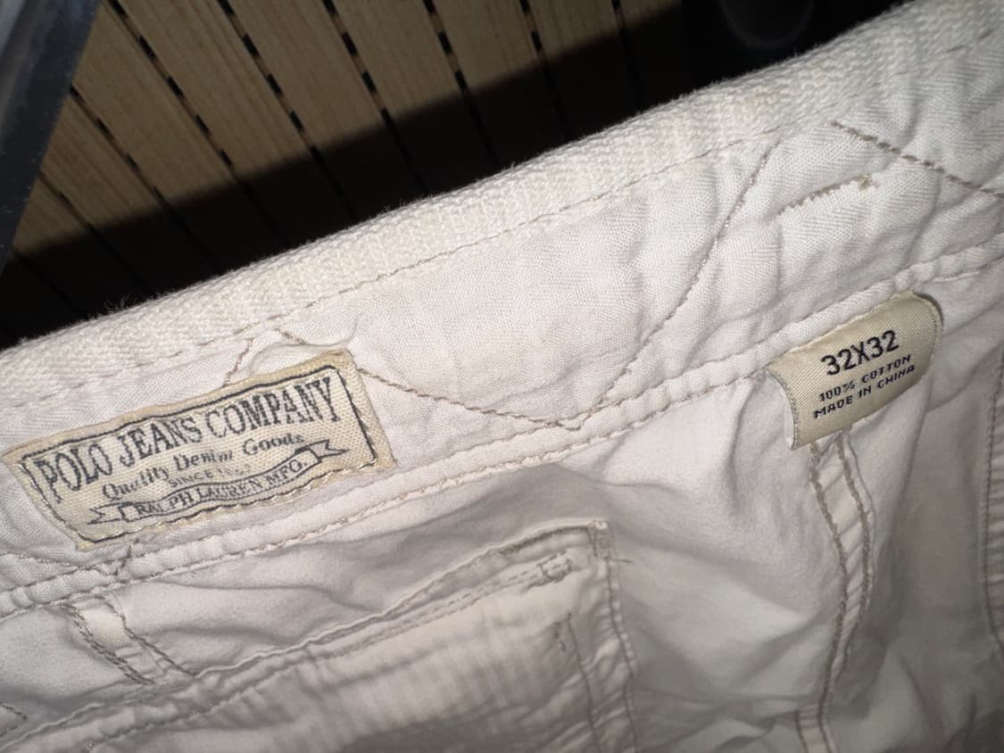 빈티지 폴로 화이트 카고 팬츠 상품이미지3