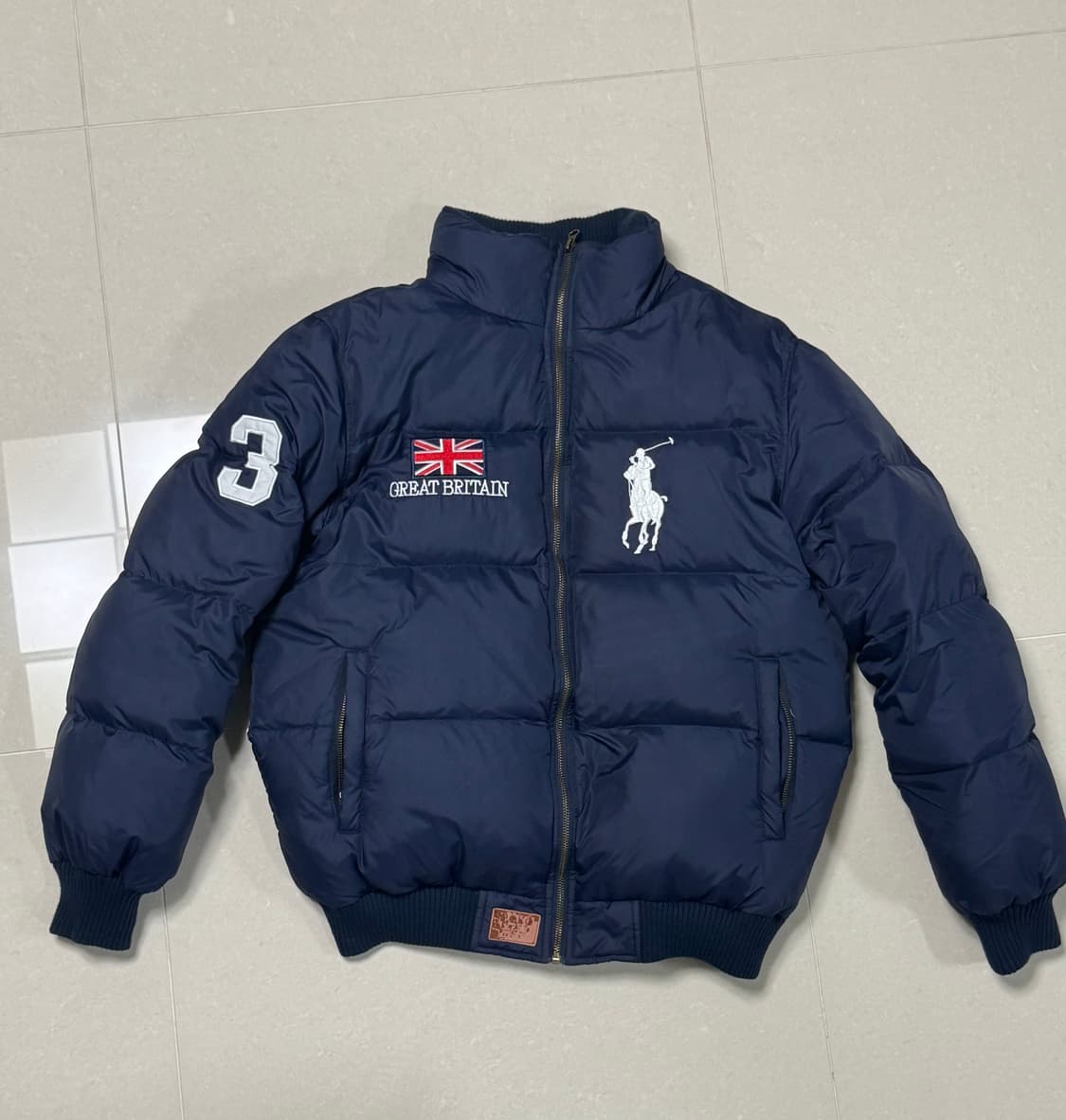 폴로 랄프로렌 빅포니 브리튼 패딩 네이비 상품이미지1