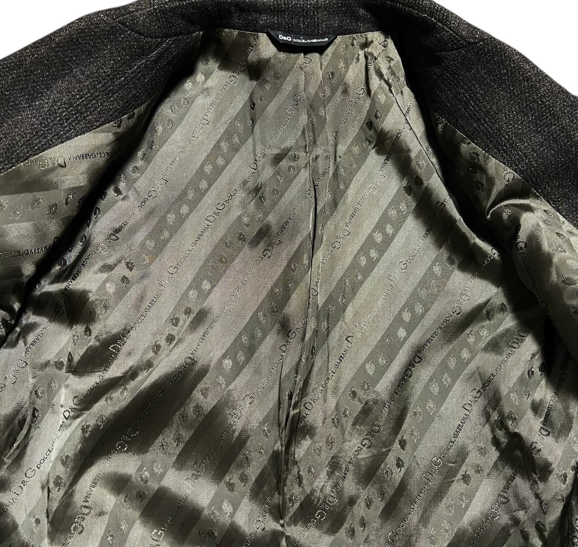 돌체앤가바나 헤링본 울코트 46사이즈 상품이미지8