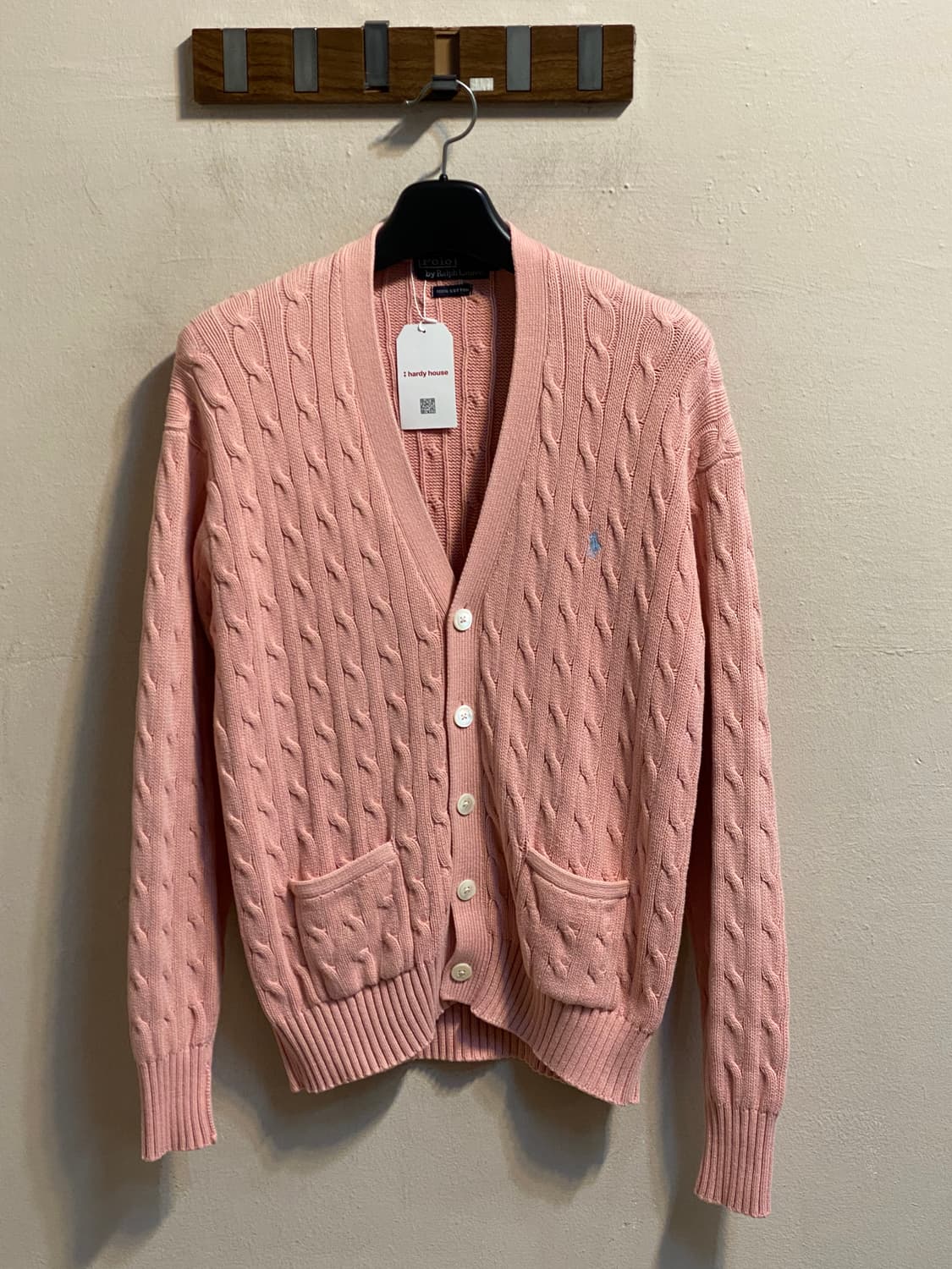 폴로 랄프로렌 핑크 가디건 상품이미지2