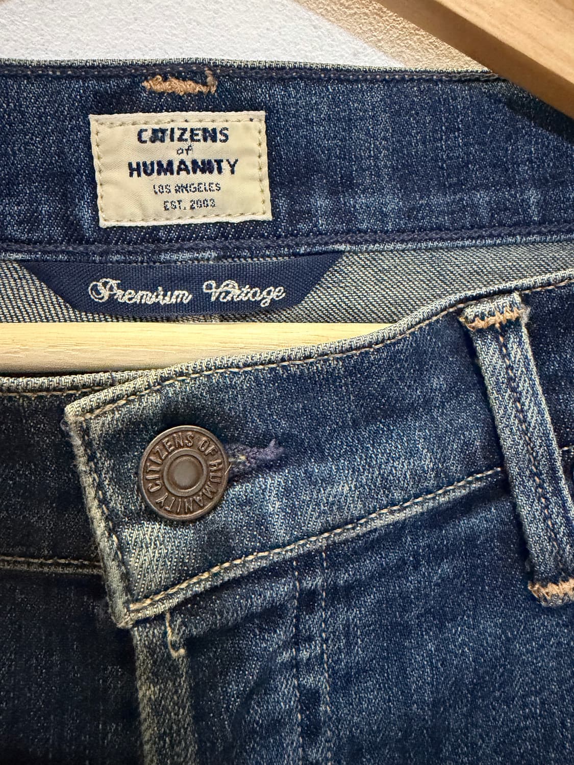 시티즌 오브 휴머니티 빈티지 데님팬츠  상품이미지3