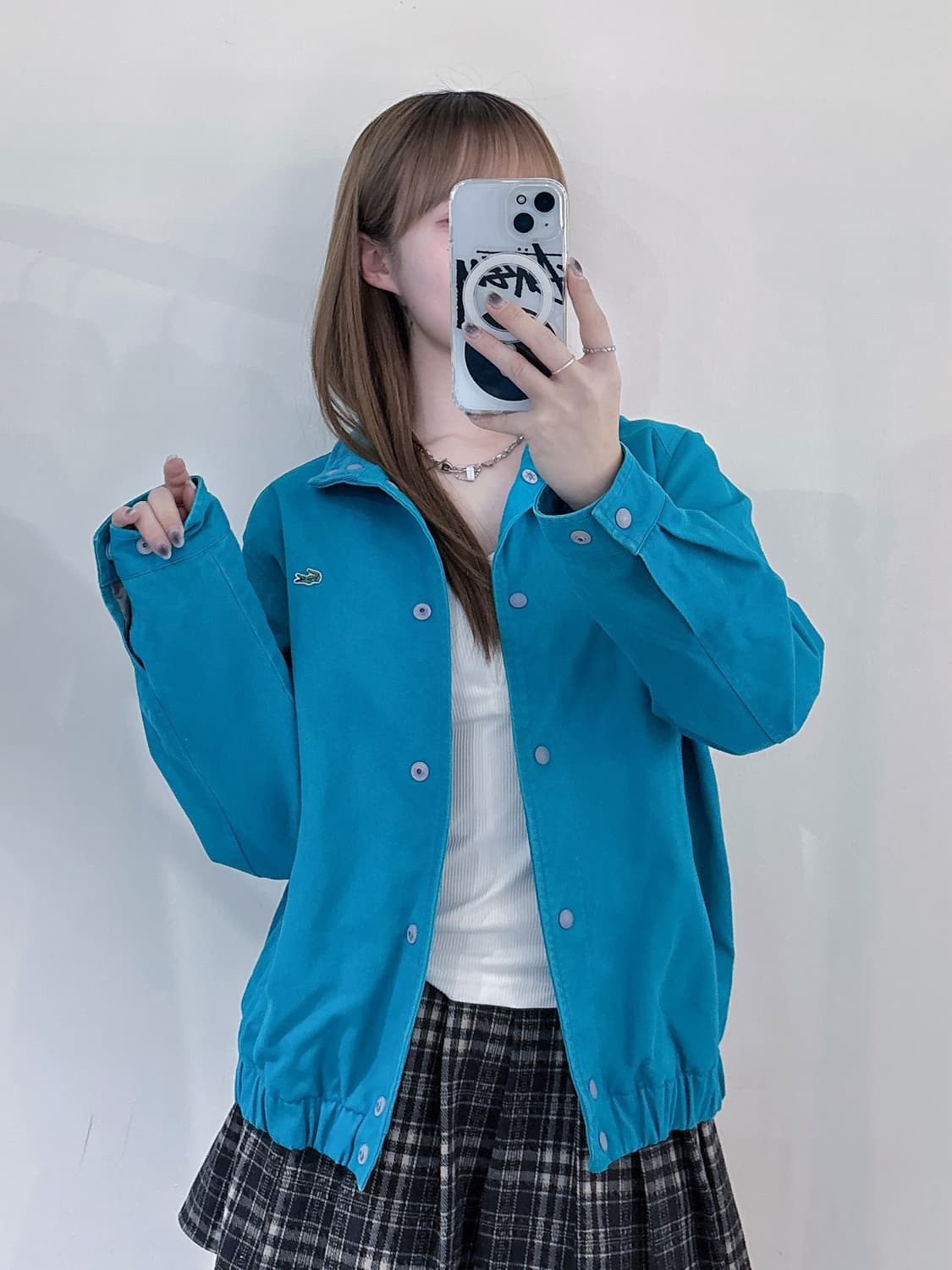 라코스테 스몰로고 버튼 자켓 상품이미지2