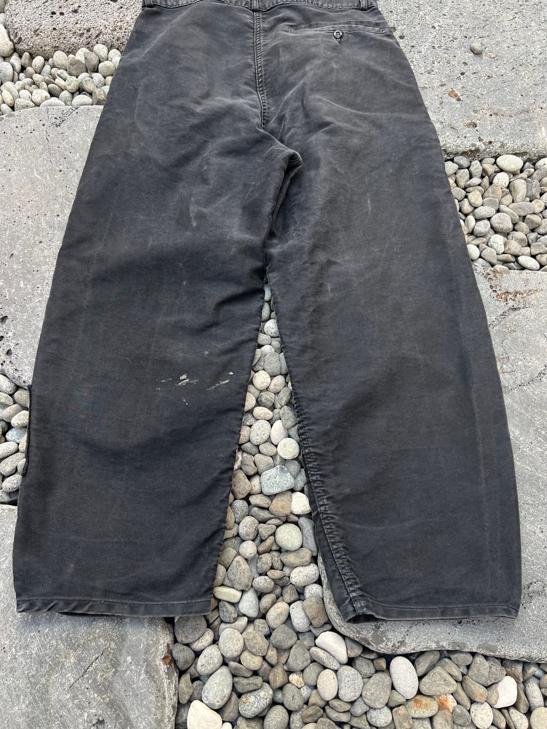 (31인치)OLD EURO BLACK MOLESKIN 블랙몰스킨워크팬츠 상품이미지10