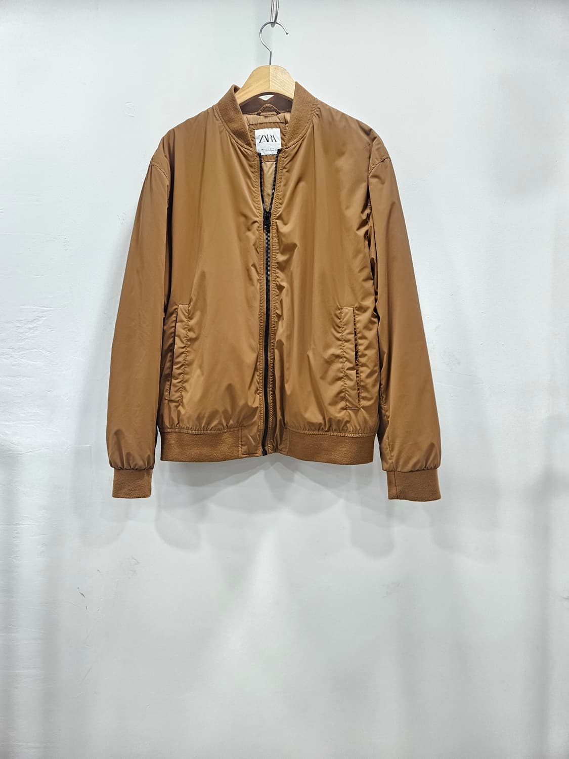 자라(ZARA) 브라운 캐주얼 봄버 점퍼L 상품이미지1