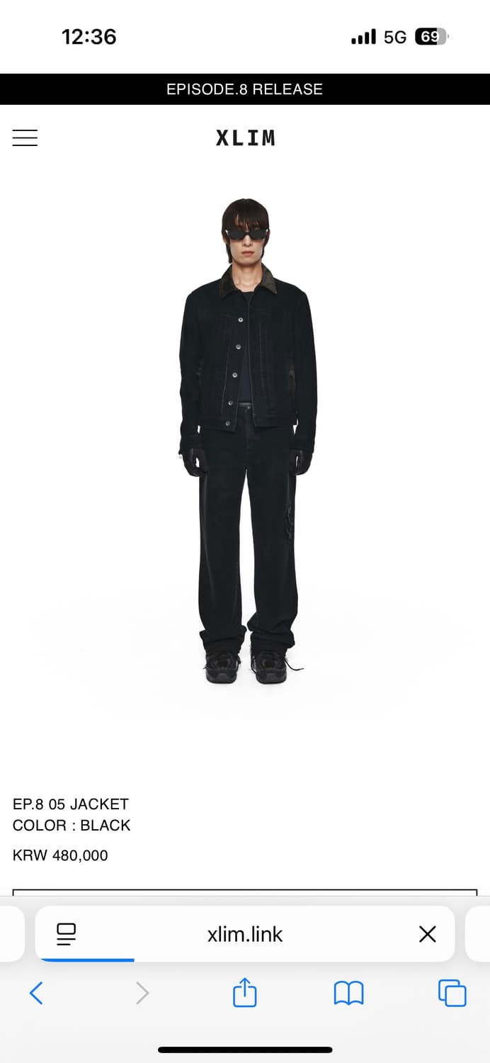 EP.8 05 JACKET COLOR : BLACK  상품이미지1