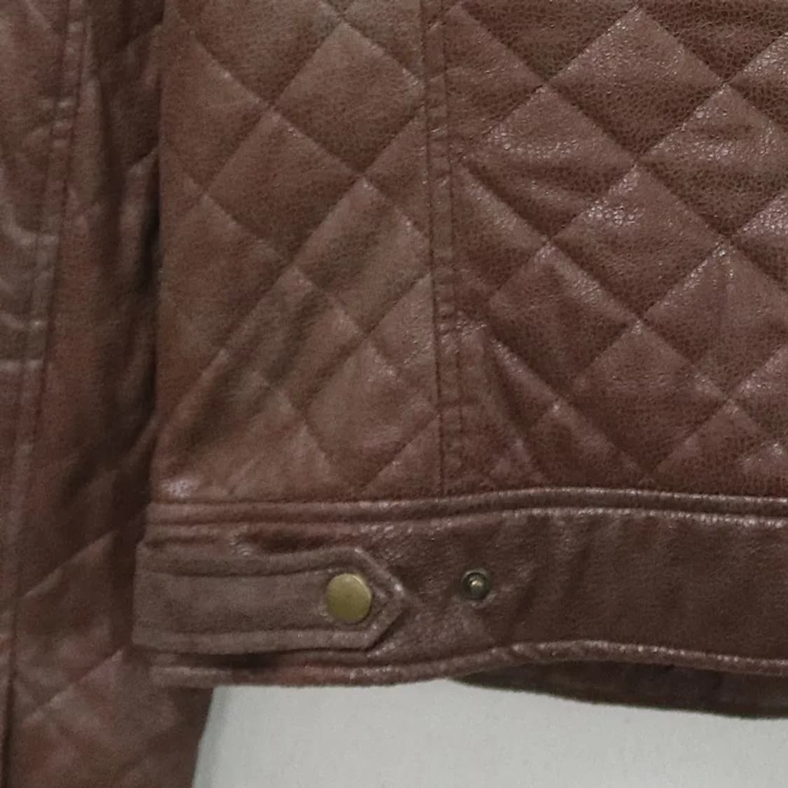 ATELIER SAB 퀼팅 페이크 레더 자켓 61786 상품이미지5