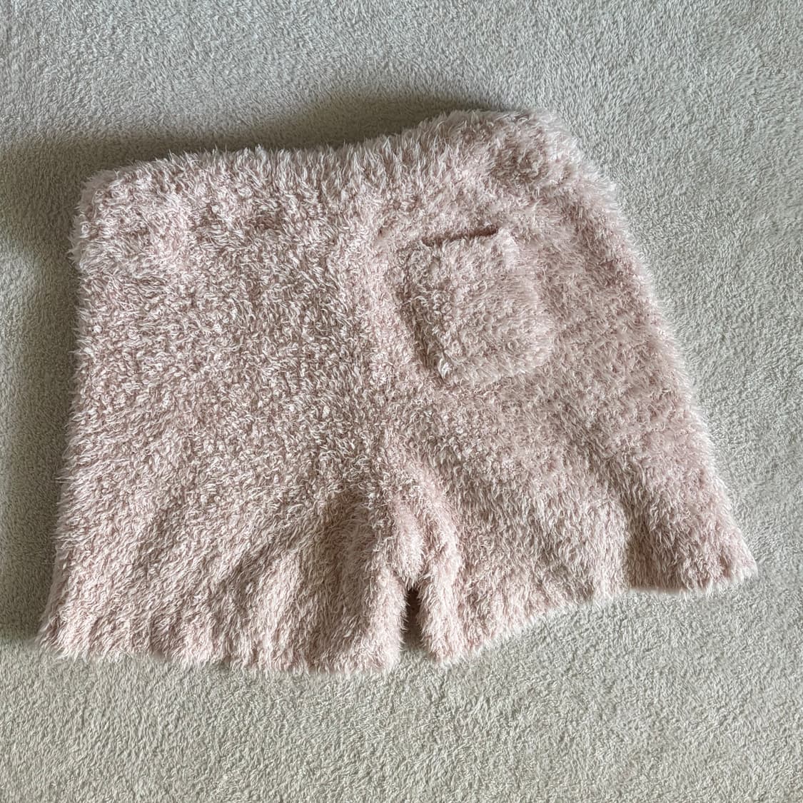 일본빈티지 튜튜안나 연핑크 뽀글이 반바지 숏팬츠 상품이미지2