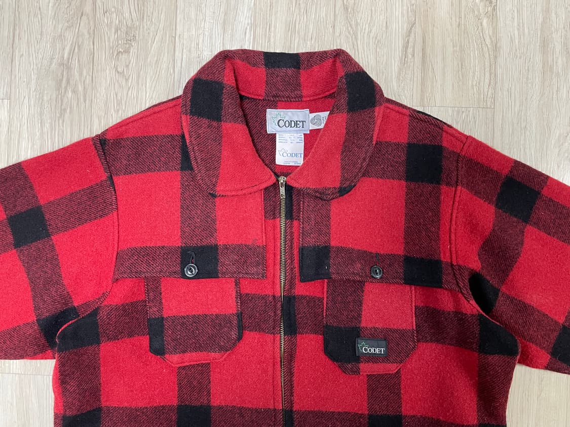 100~105) 70s 코뎃 체크 울 매키노(캐나다제)RRL&LVC&폴로 상품이미지5