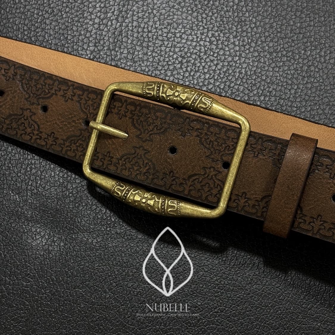 🌗 Antique ethnic belt / 엔틱 에스닉 가죽 벨트 상품이미지3