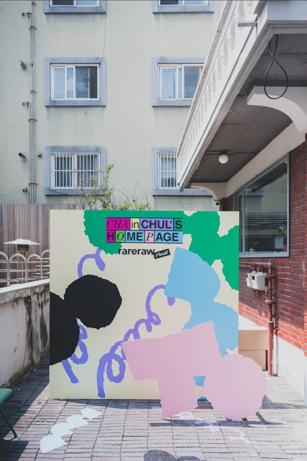 [레어로우 차인철 콜라보 한정판]핑크 스툴 pink stool 소파 벤치 상품이미지3