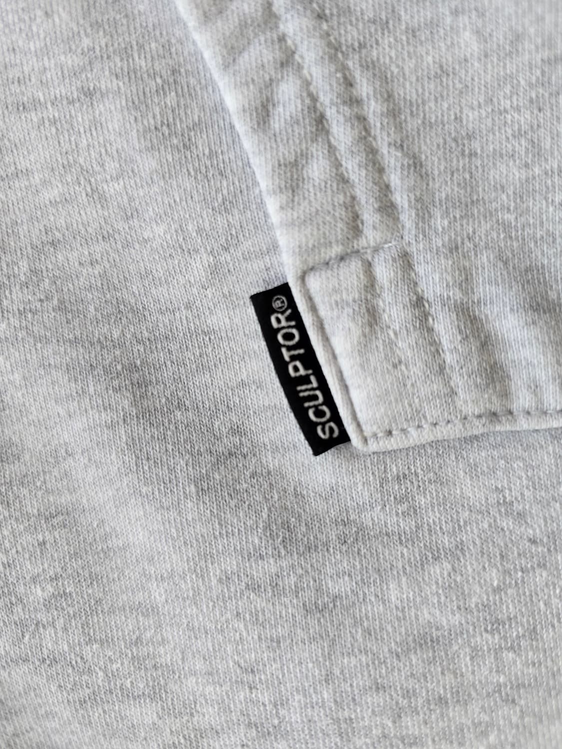 스컬프터 로고 후드티 화이트멜란지 M 상품이미지4