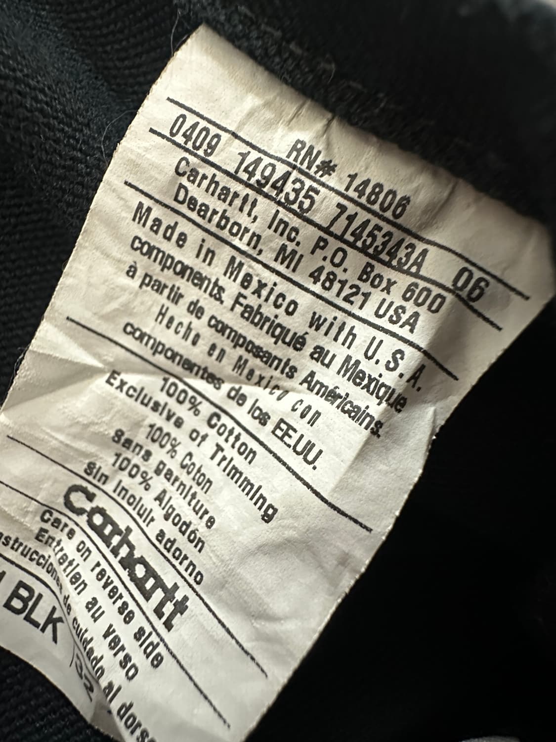 CARHARTT double knee overalls vintage 상품이미지5