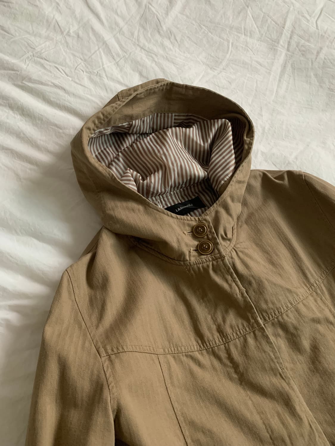 스트라이프 샌드 코튼 점퍼 상품이미지3