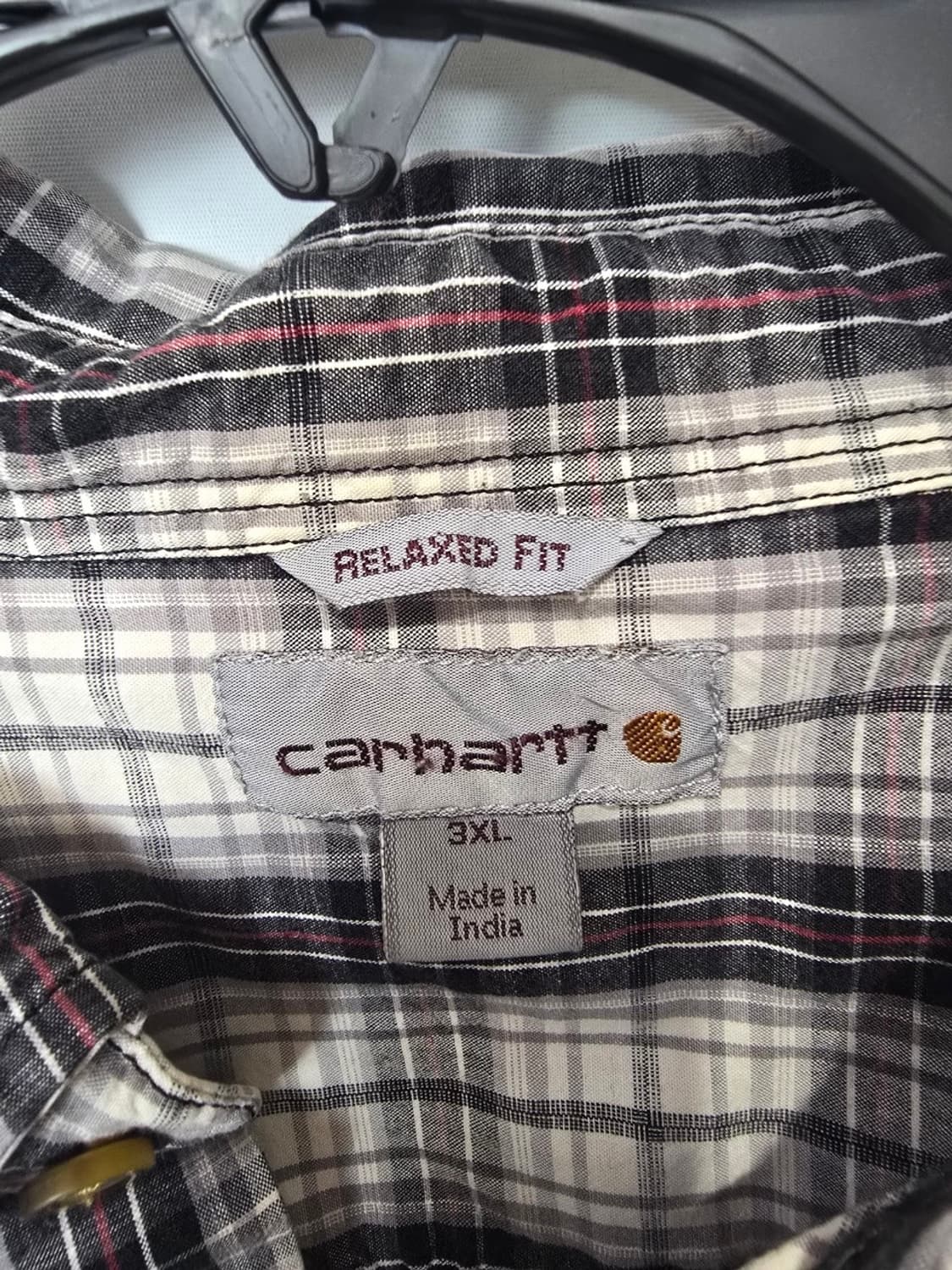 칼하트 체크 셔츠 3XL 상품이미지3