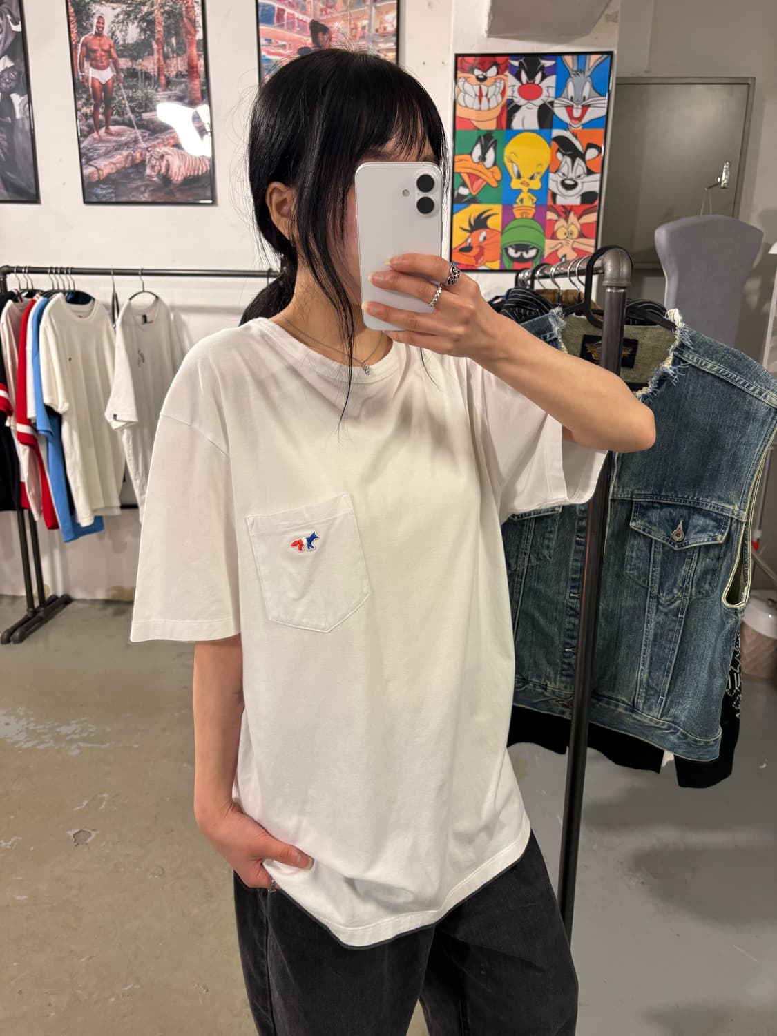 메종키츠네 반팔 상품이미지3