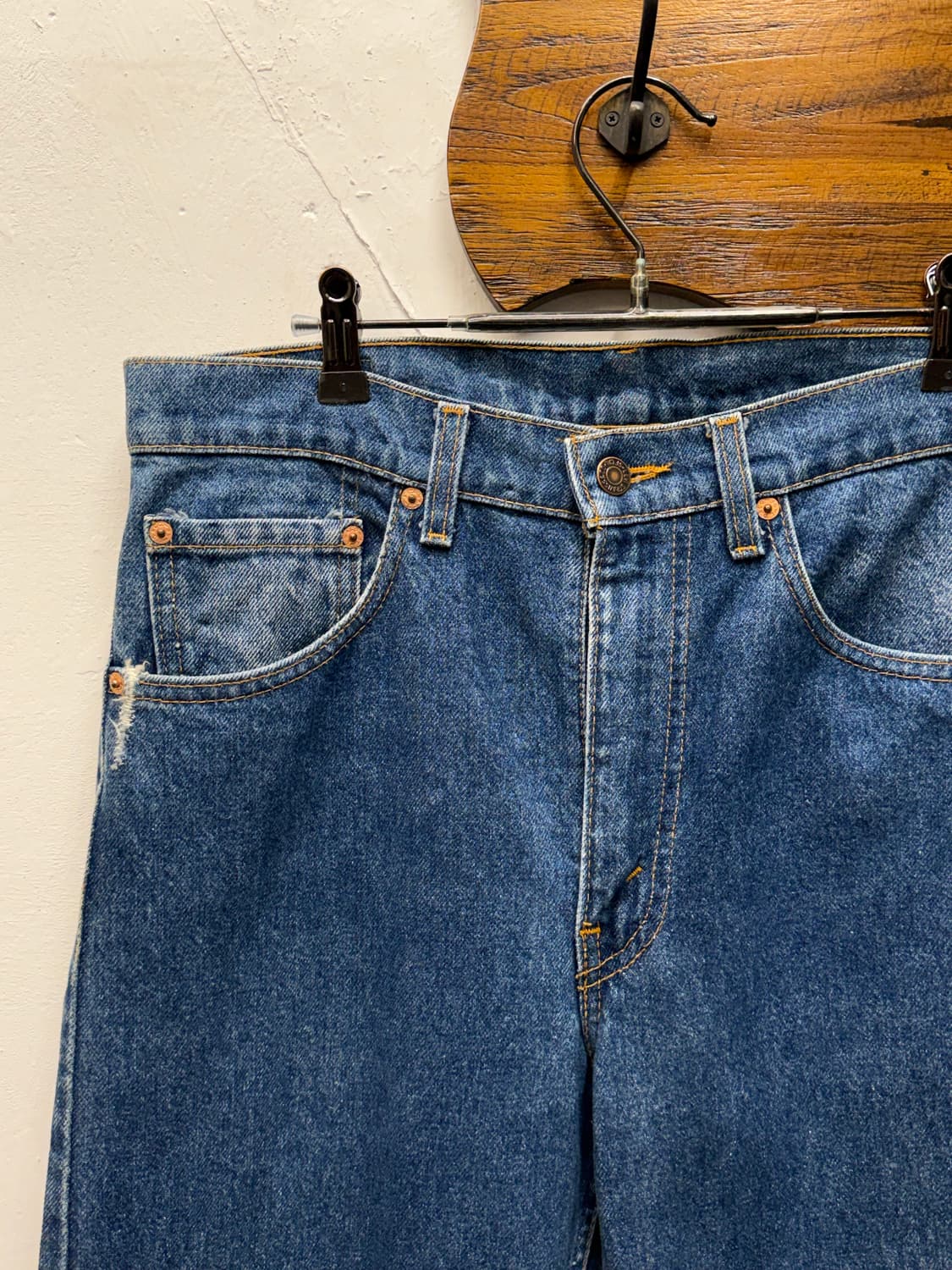 90s USA Levi's 505 Regular Straight Deni 상품이미지6