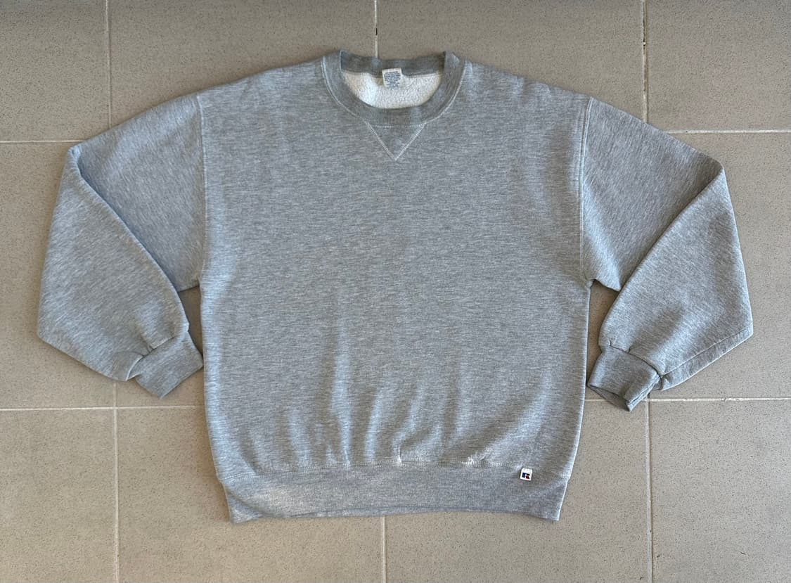 90s 빈티지 러셀 스웻셔츠 그레이 L 상품이미지1