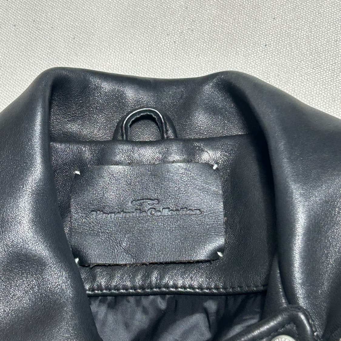 비바스튜디오 블랙 라이더 가죽 자켓 상품이미지4