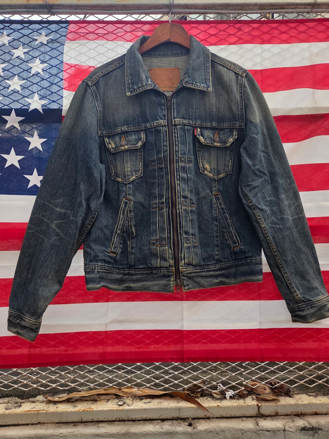 00's 리바이스 데님 집업 자켓 상품이미지1