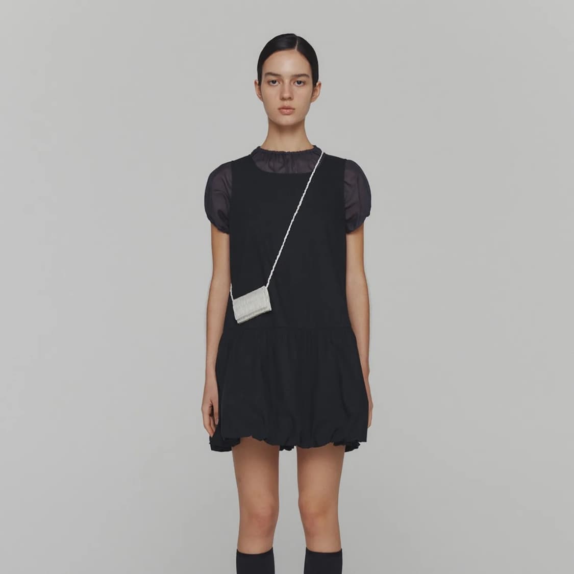 Amomento 볼륨 미니 드레스  상품이미지2