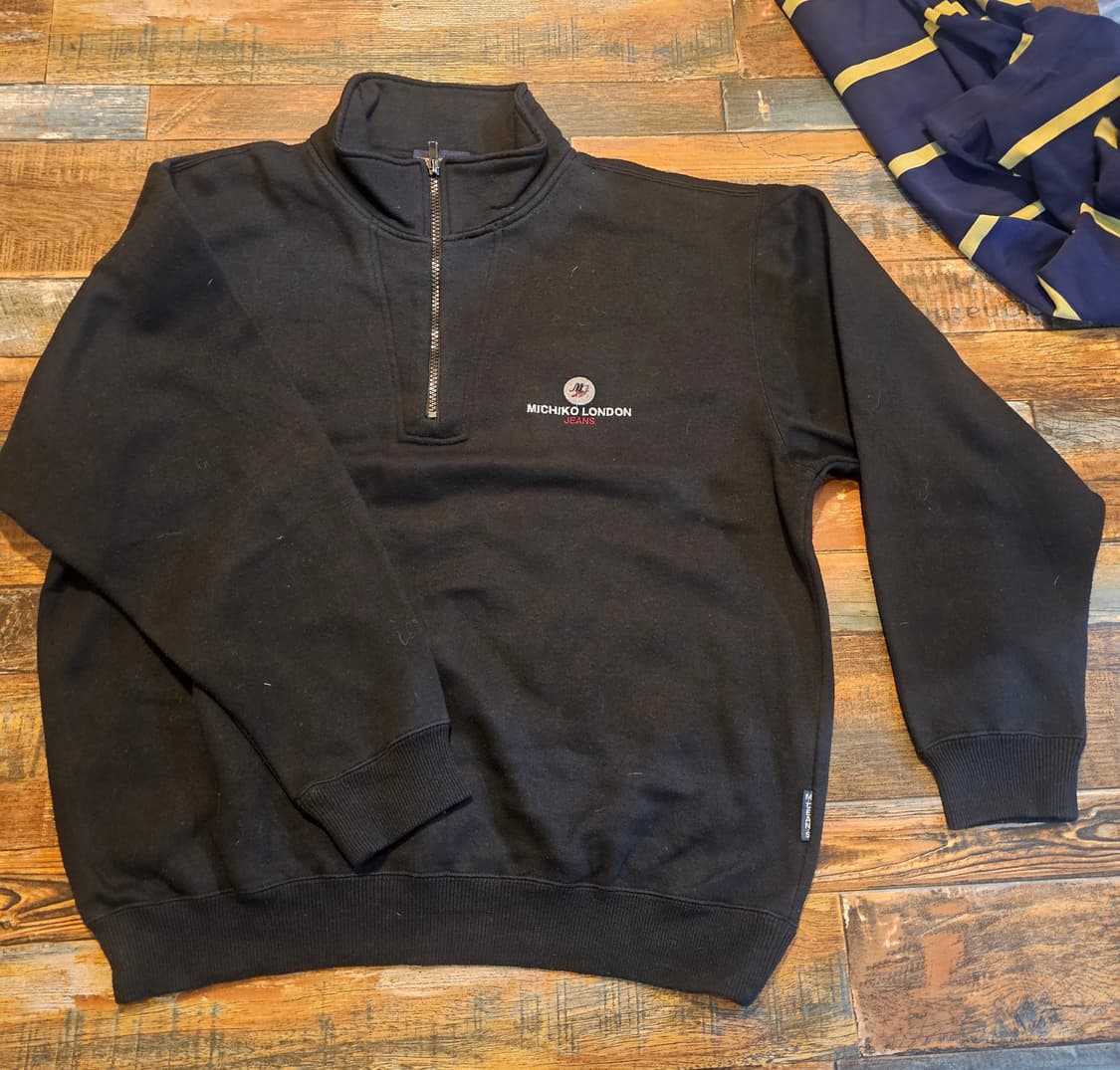 미치코런던 짚업티셔츠 기모 상품이미지1