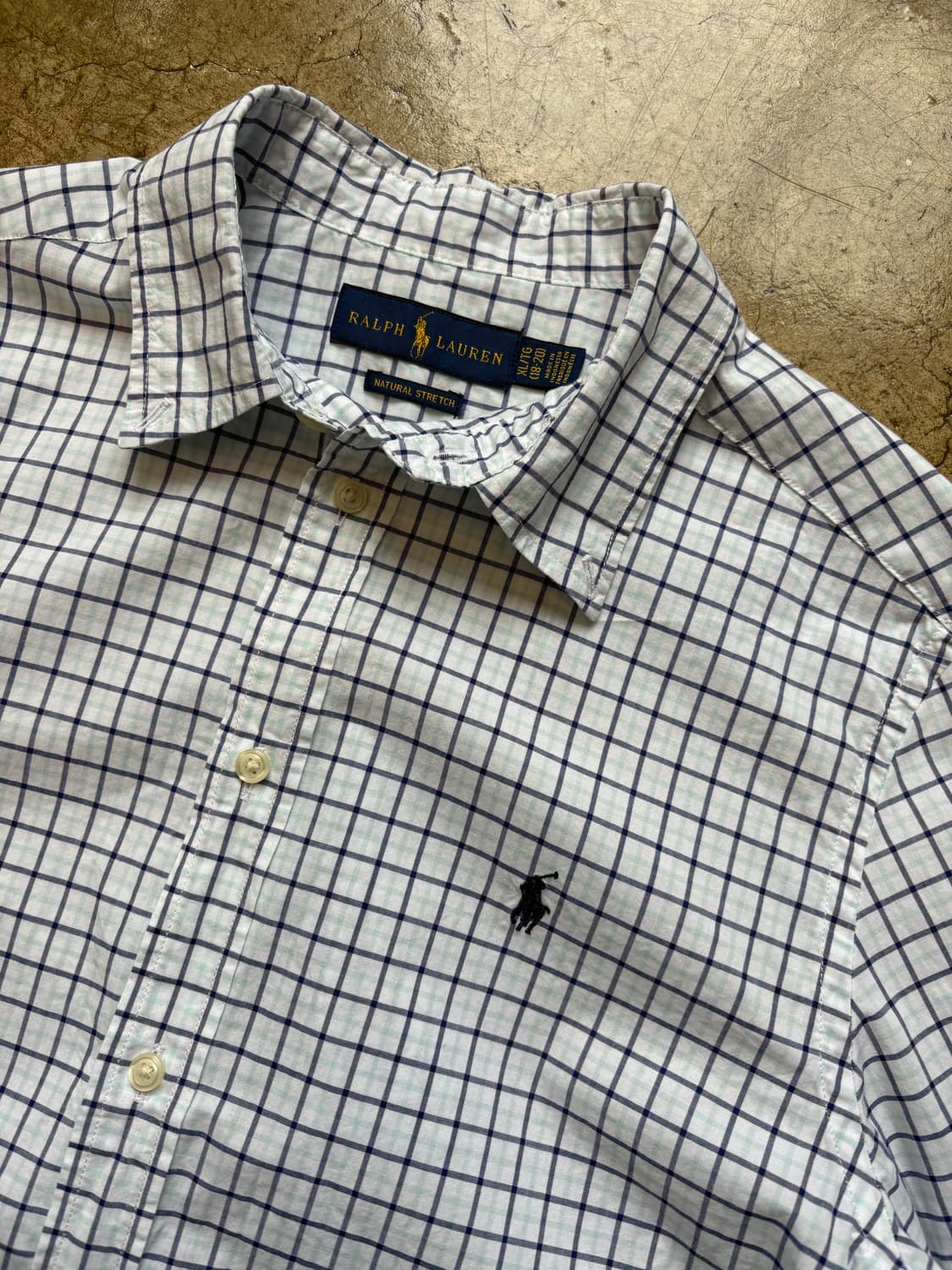 폴로 신형라벨 체크 셔츠 상품이미지1