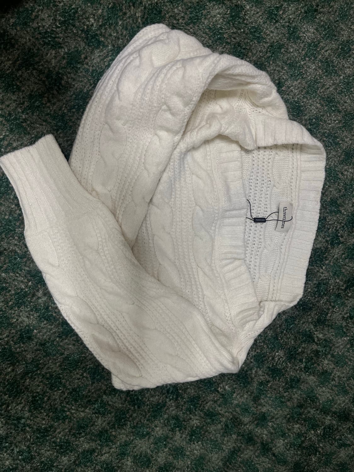 쓰리타임즈 버니 볼레로 새상품 (화이트) 상품이미지3