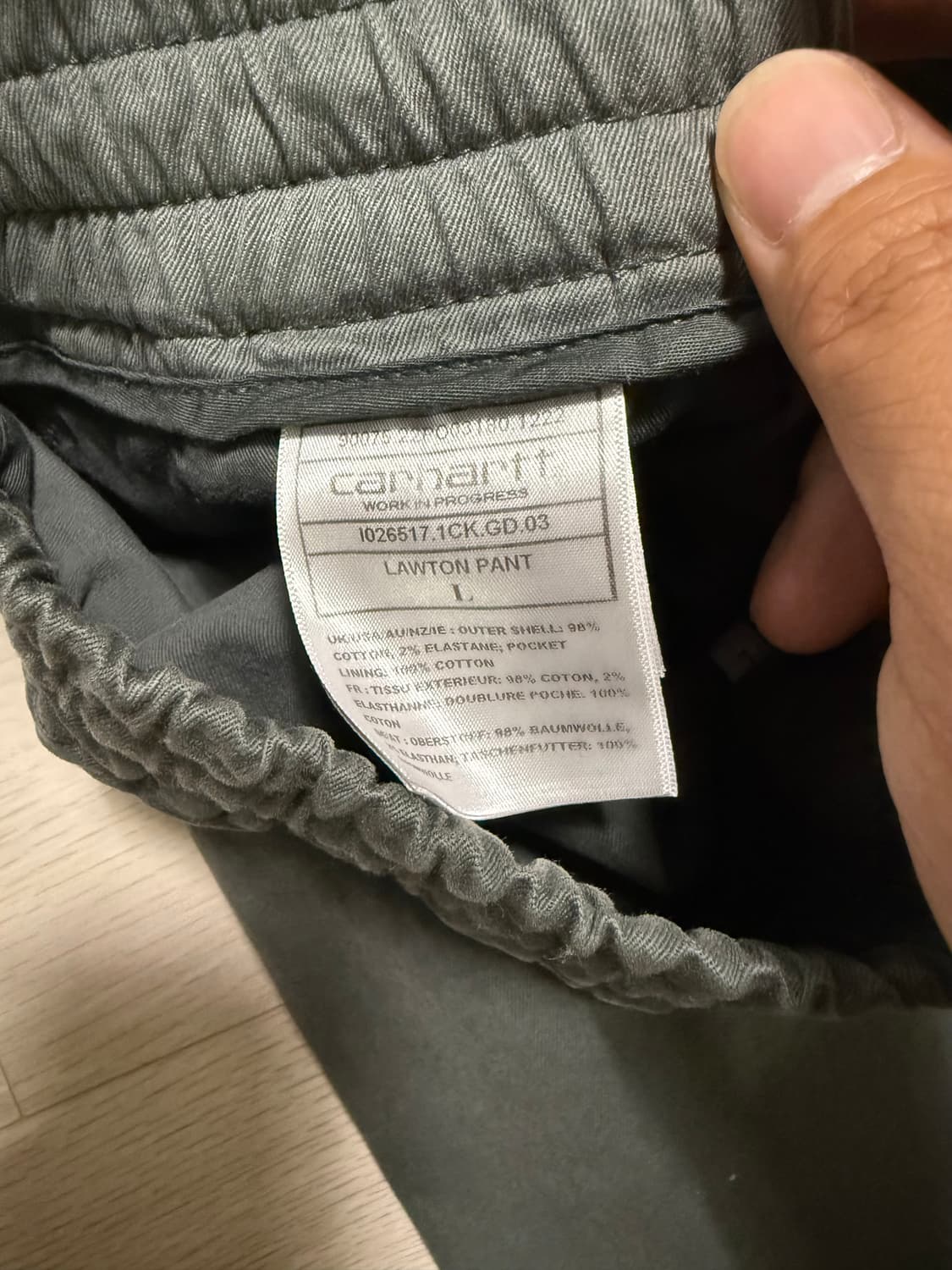 칼하트 WIP Lawton Pant 상품이미지4