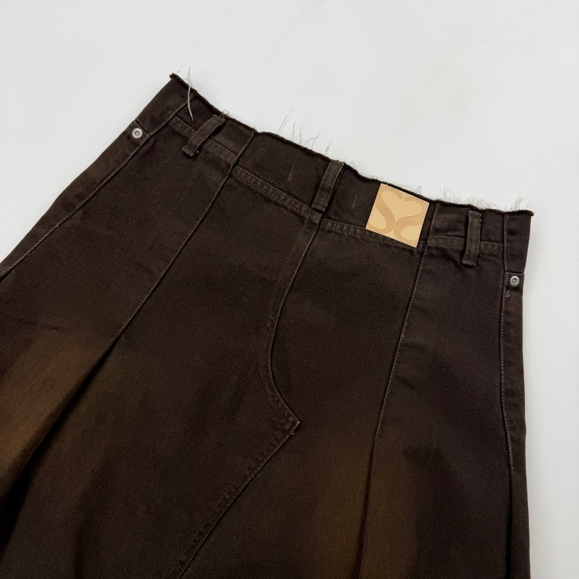 saysra 세이스라 washed denim skirt 상품이미지8