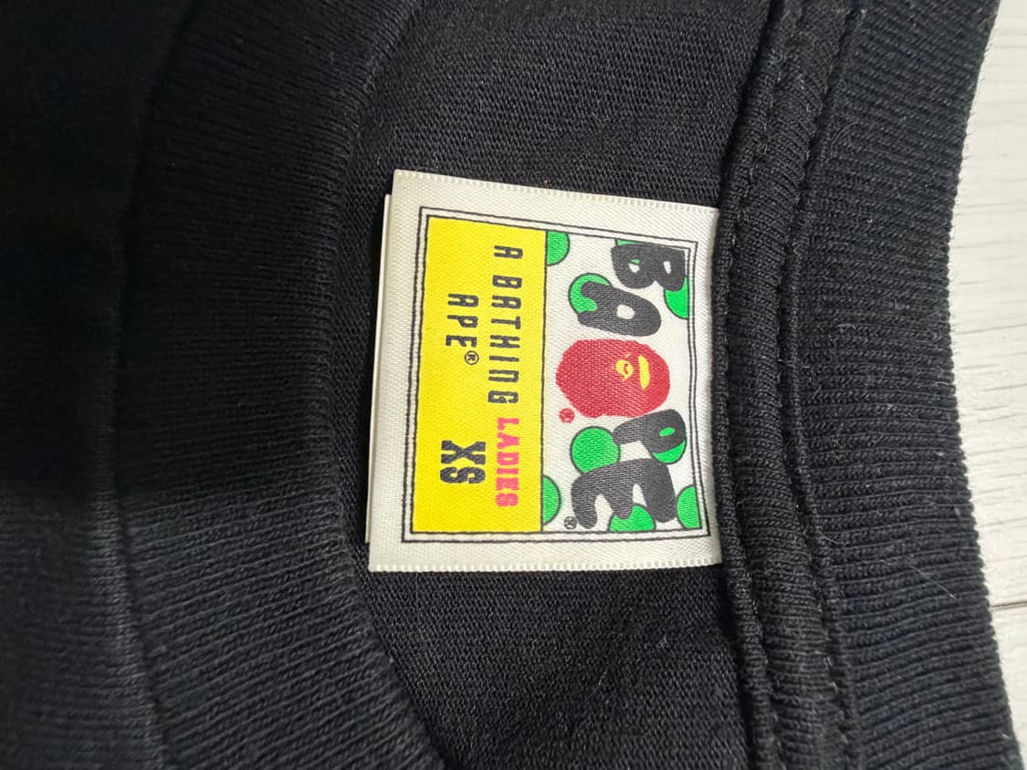베이프 반팔 베이비마일로 우먼 xs 상품이미지2