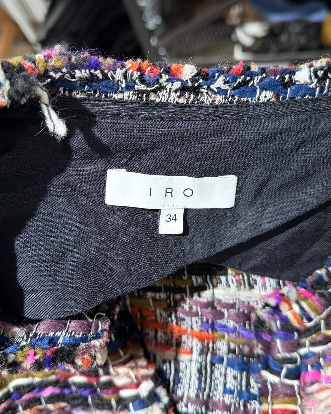 이로 멀티컬러 트위드 울 블렌드 자켓 상품이미지8