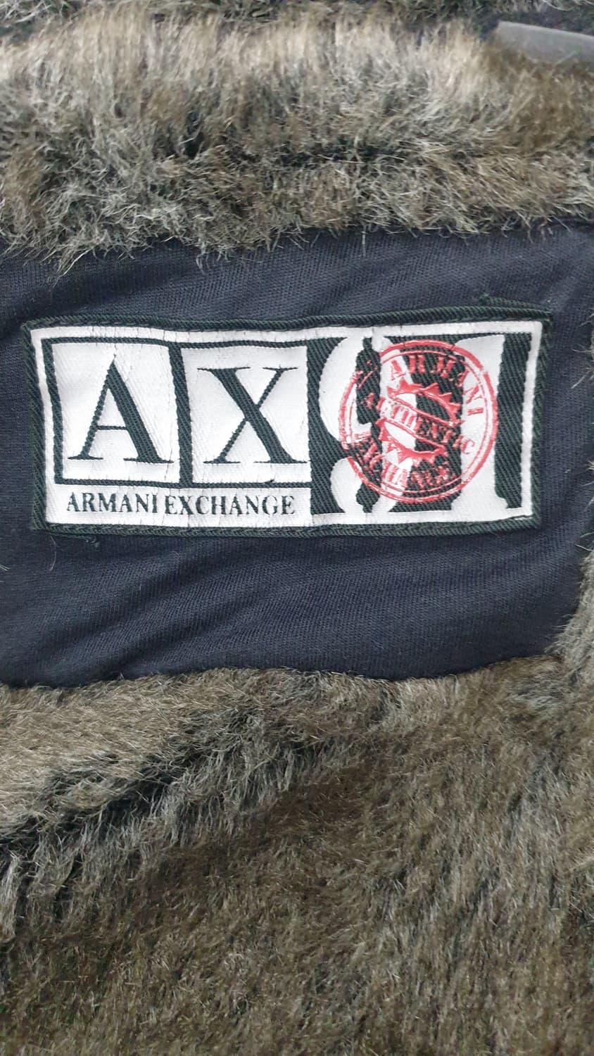 알마니Exchange 후드 퍼 집업 S 네이비 상품이미지4