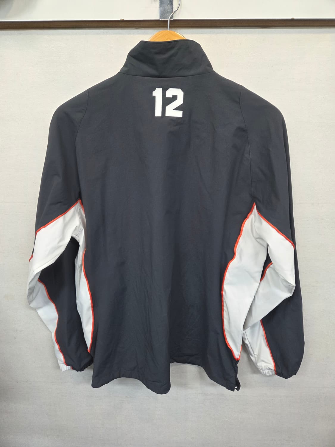 데상트 베이스볼 우븐 반집업 자켓 L 상품이미지2